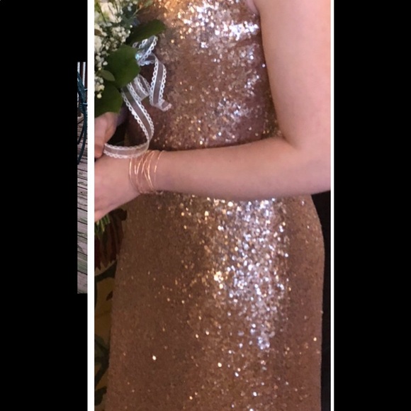 Rose gold dress - Picture 3 of 4